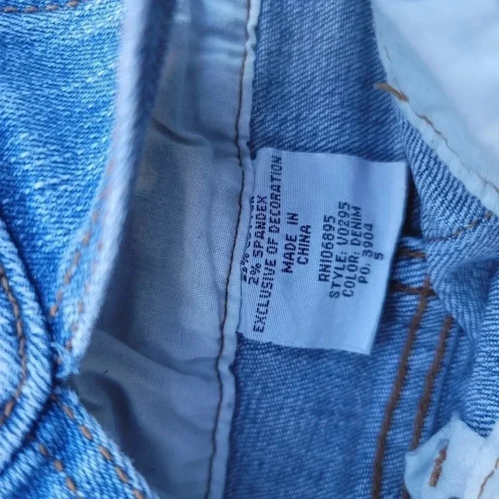 Jalate Denim Dress Jumper Overall Jeans Adjustable Blue Sz 5